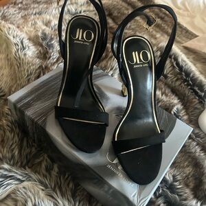 Jennifer Lopez Black Women's Heels